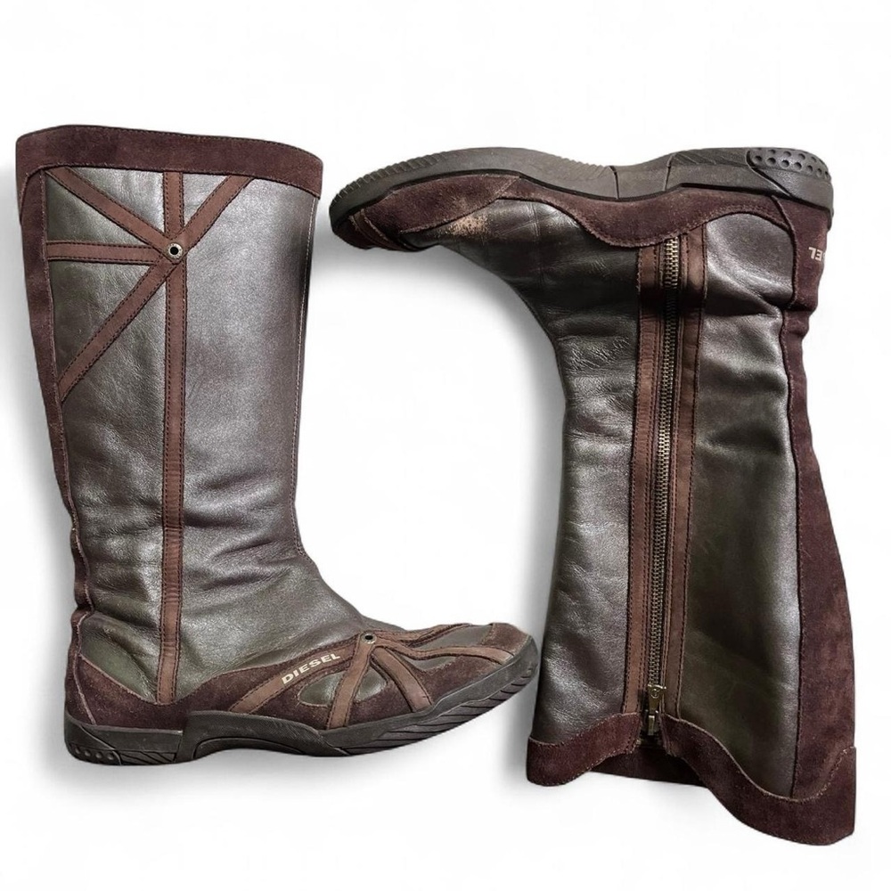 Vintage Diesel Suede Leather Boots